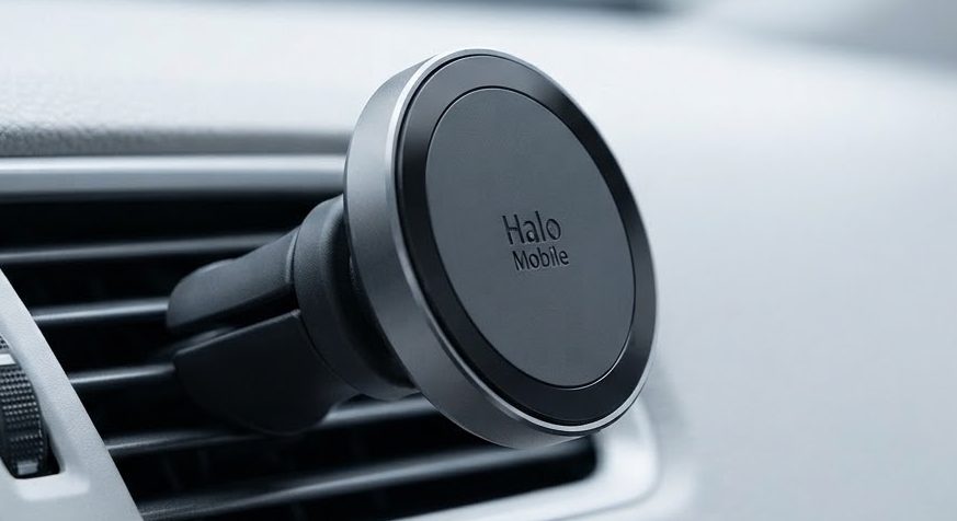 Mag-Grip Car Mount — detail view