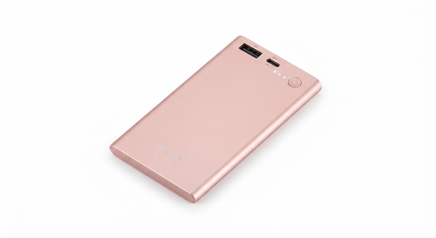 Slim Power Bank — Charging