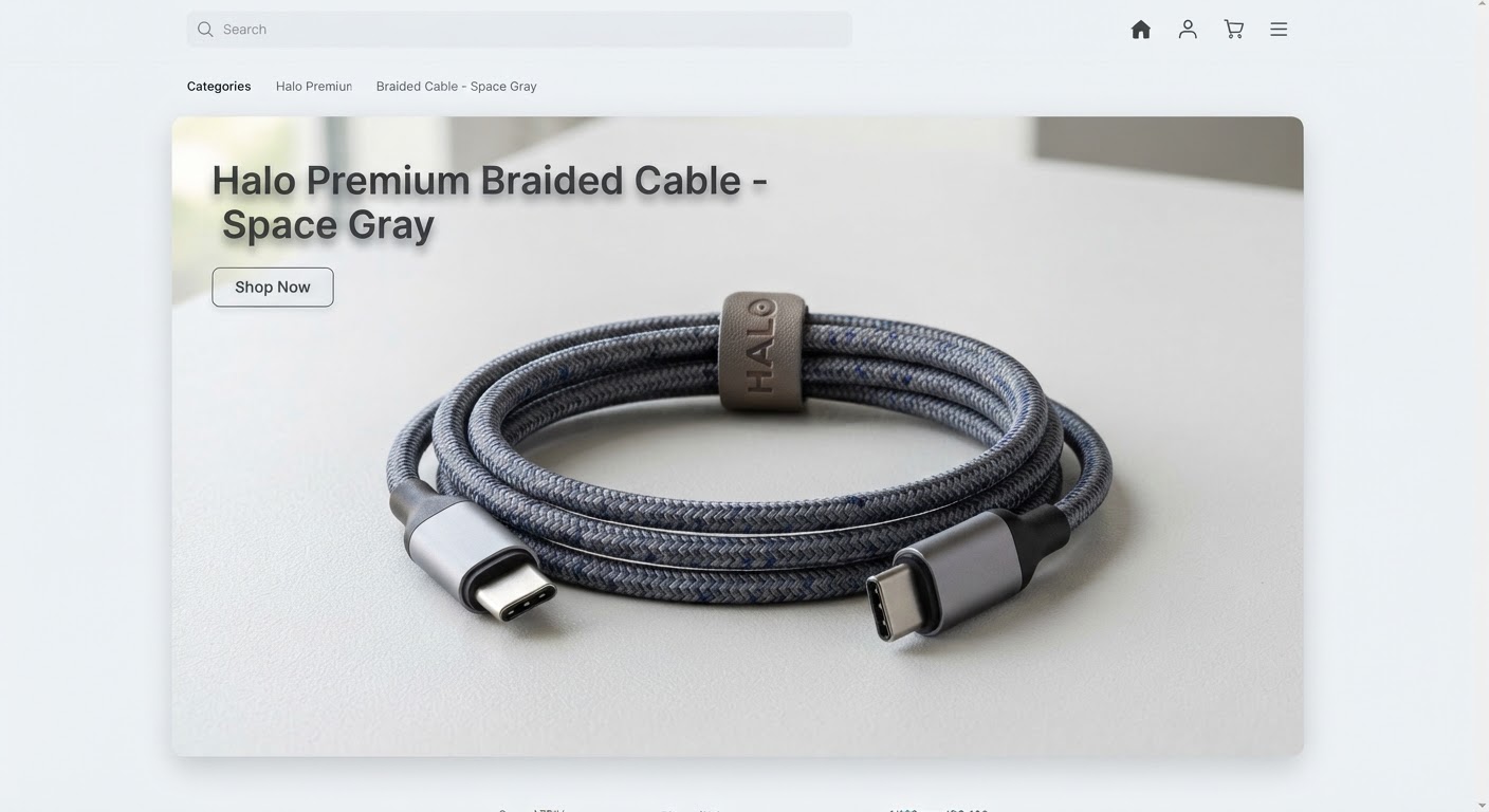 Braided USB-C Cable — Charging